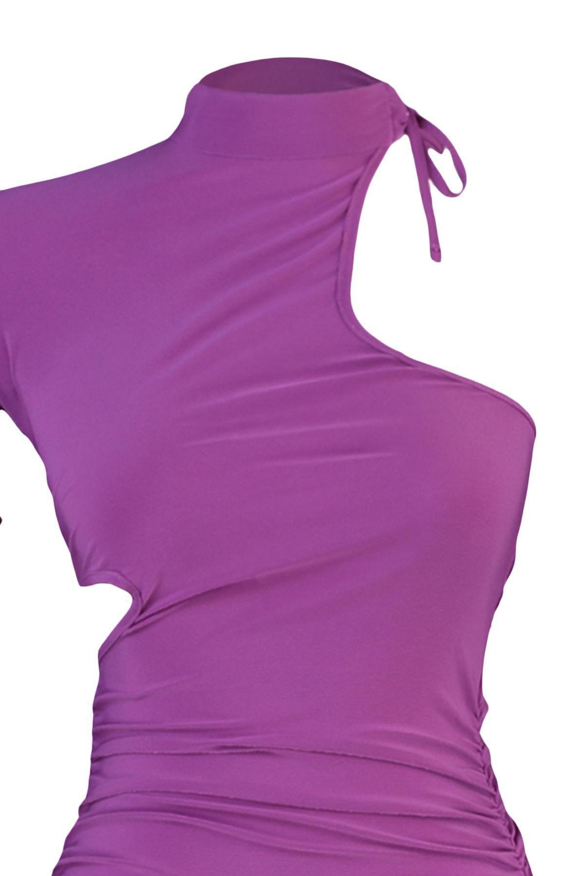 Purple Bodycon Dress, , large image number 6