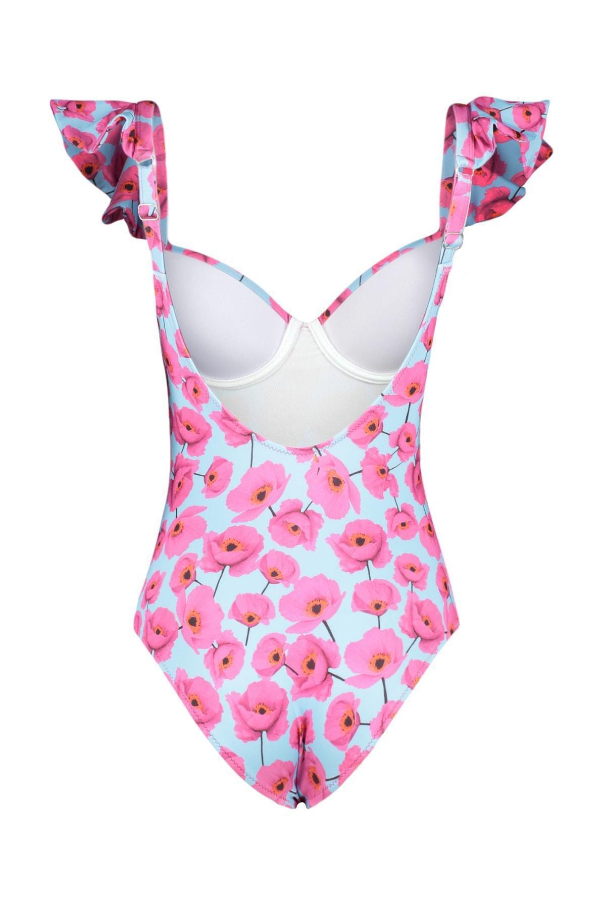 Multicolour Graphic Swimsuit, , large image number 9