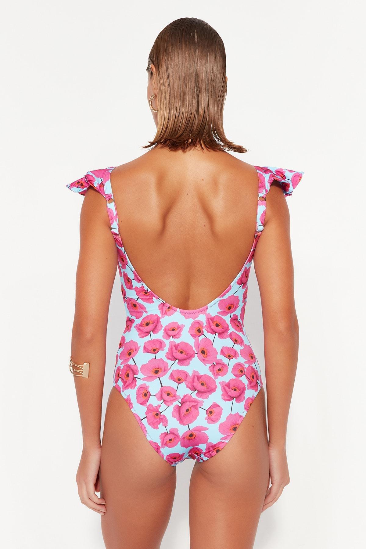 Multicolour Graphic Swimsuit, , large image number 12