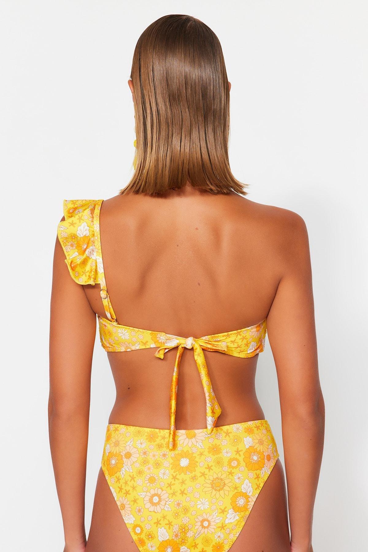 Trendyol - Multicolour Floral Bikini Top