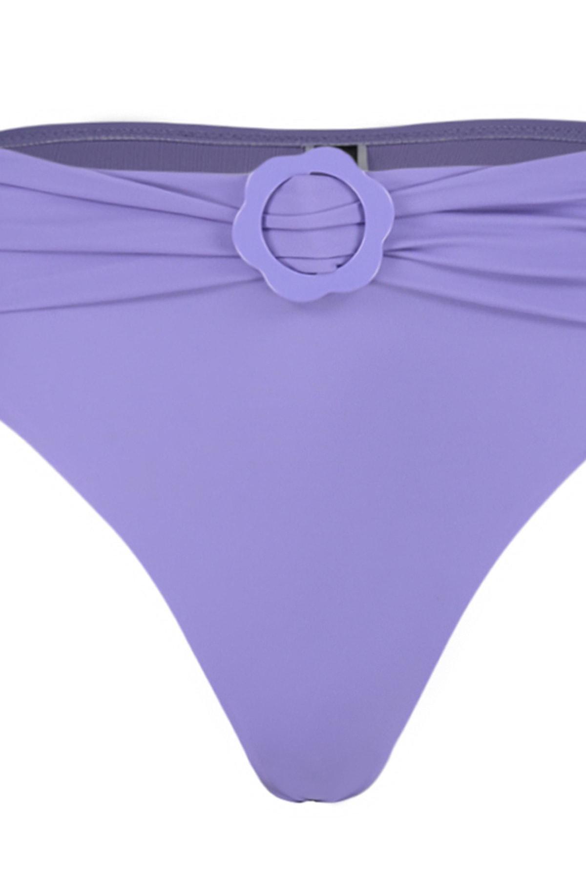 Purple High Waist Bikini Bottom, , large image number 7