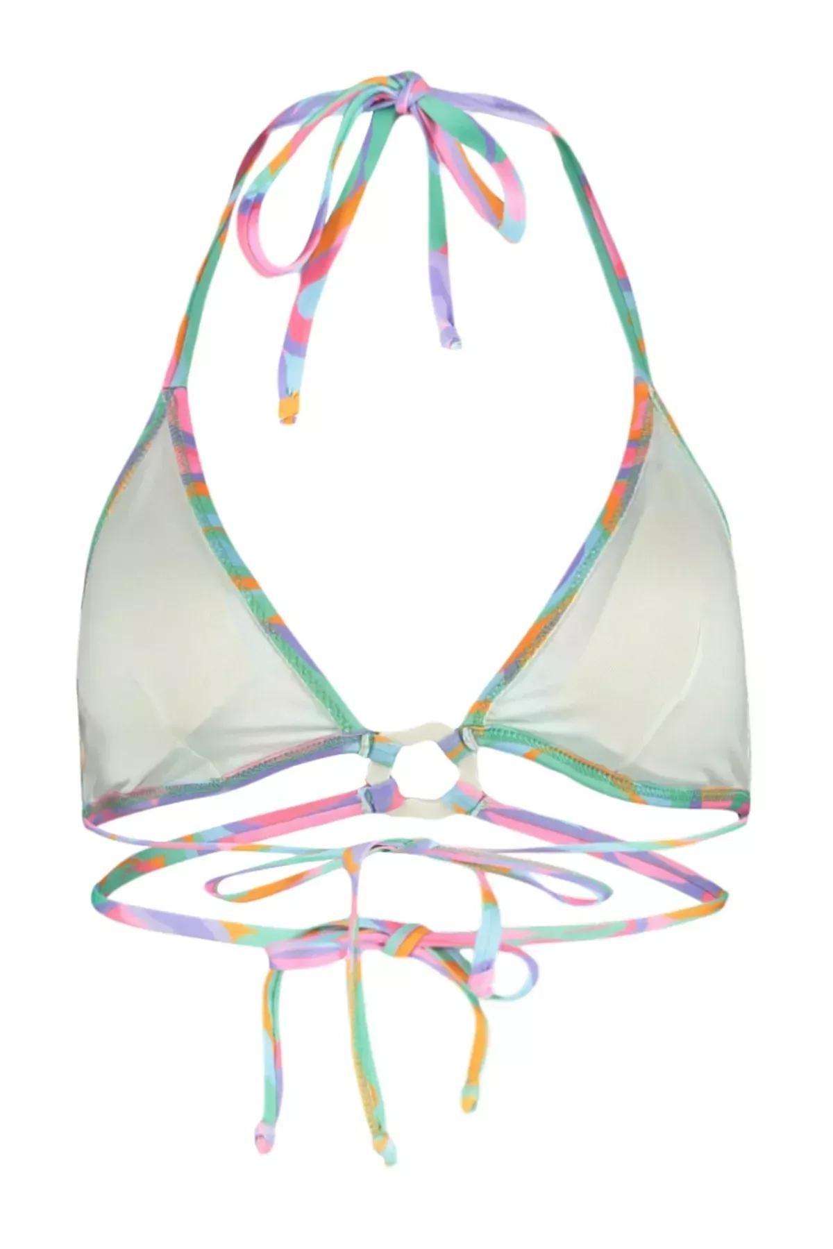 قطعة بيكيني علوية بنمط منقوش، ألوان متعددة, Multicolor, large image number 6