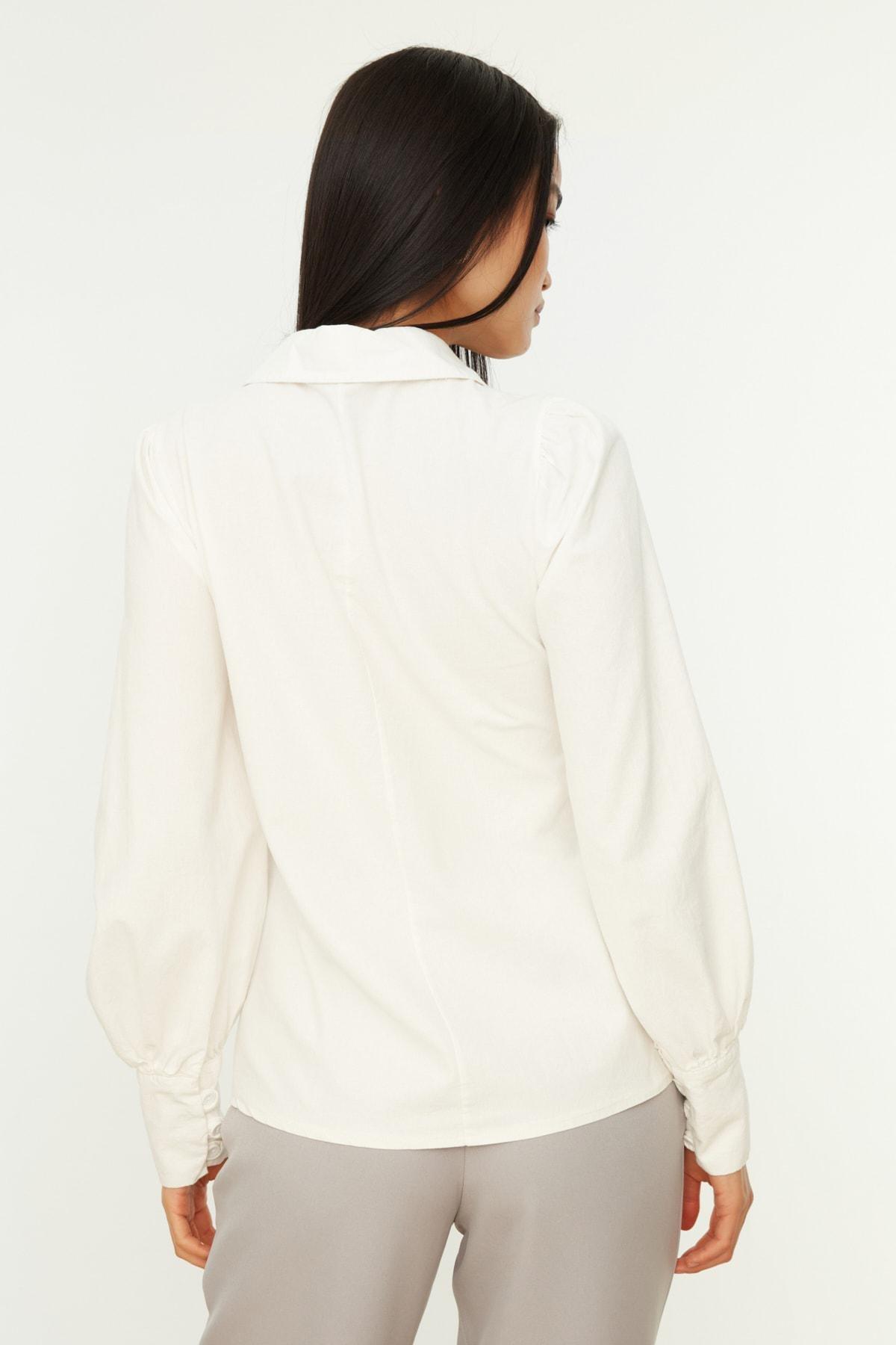 White Regular Shirt, , large image number 4