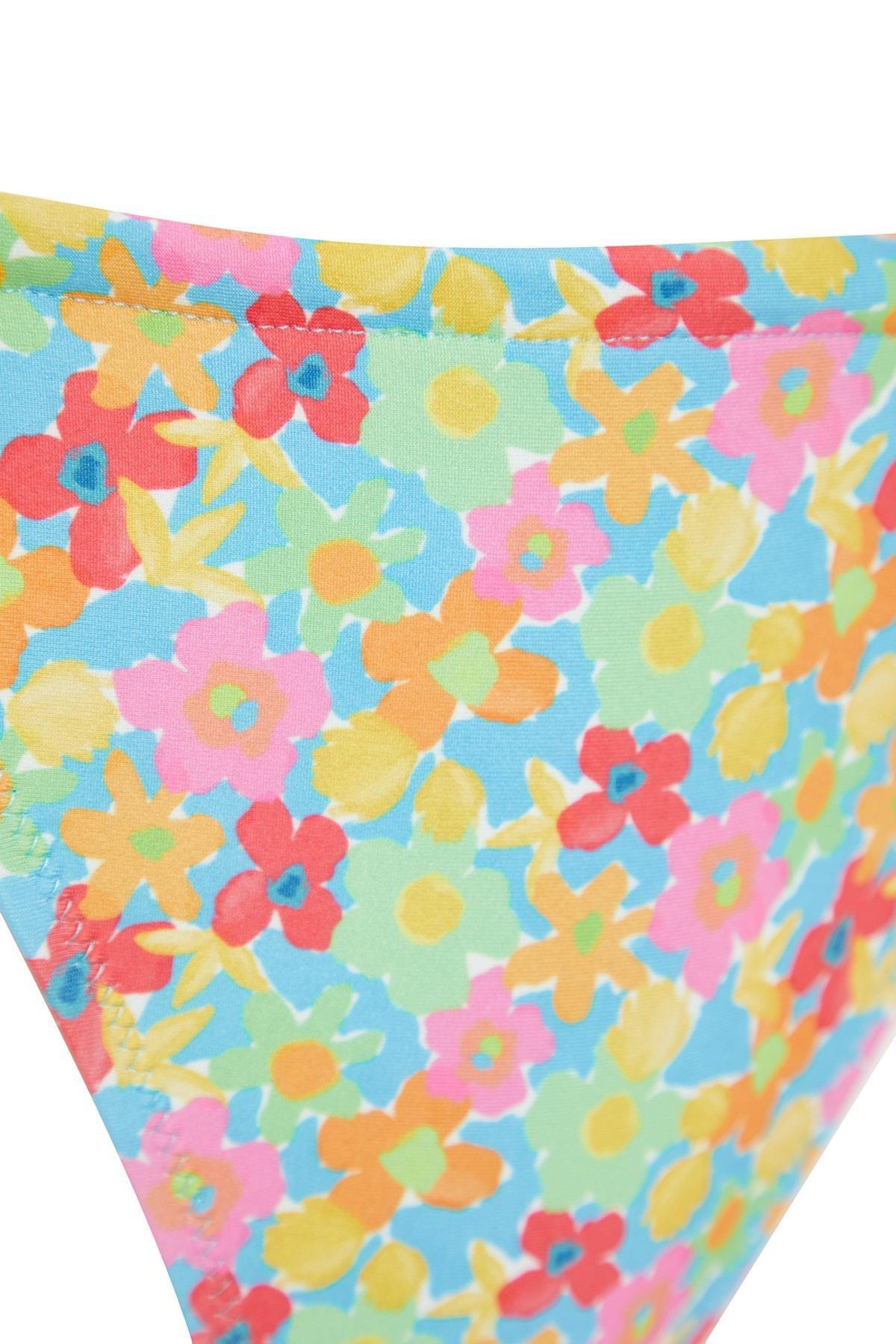 Multicolour Floral Bikini Bottom, , large image number 12
