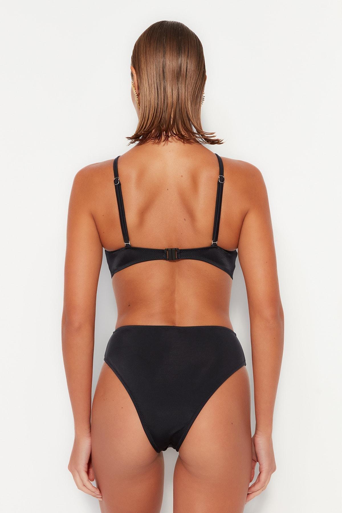 Black Cut Out Swimsuit, , large image number 7