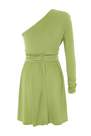 Trendyol - Green Single Sleeve Knitted Dress