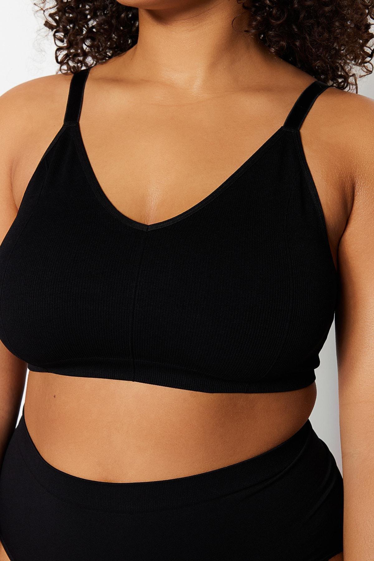 Black Plus Size Bra, , large image number 3