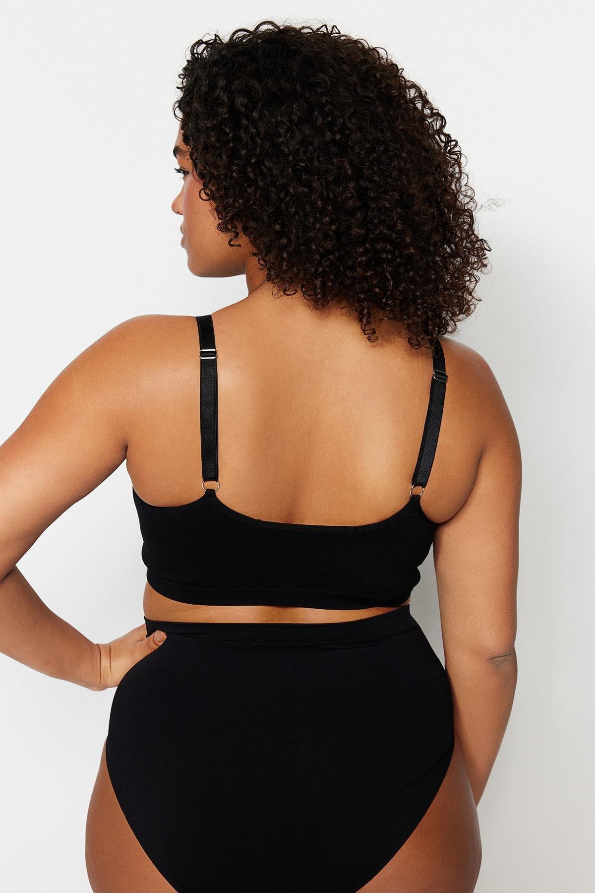 Black Plus Size Bra, , large image number 4