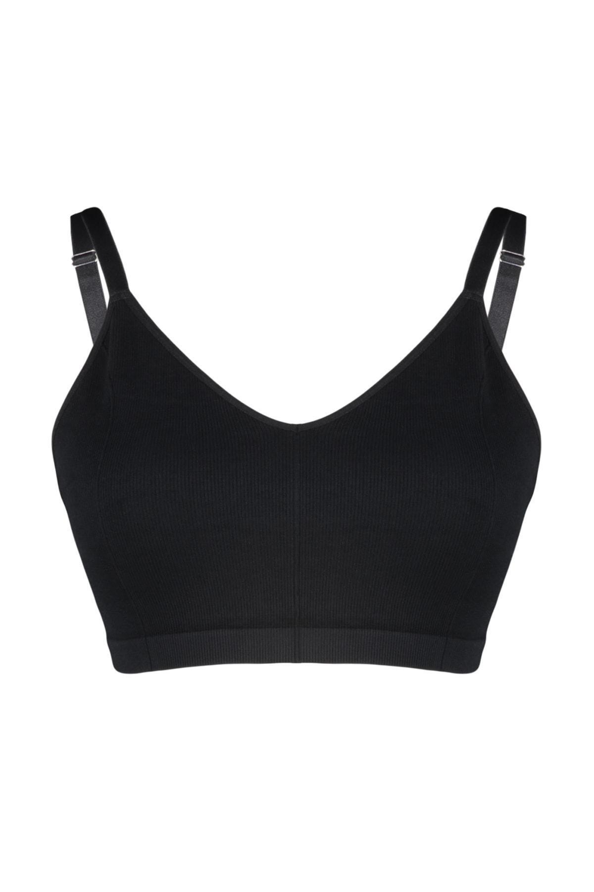 Black Plus Size Bra, , large image number 5