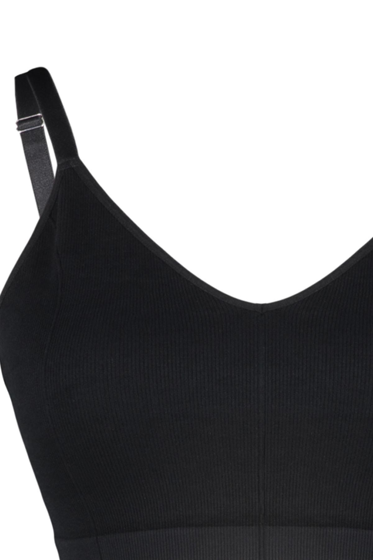 Black Plus Size Bra, , large image number 6