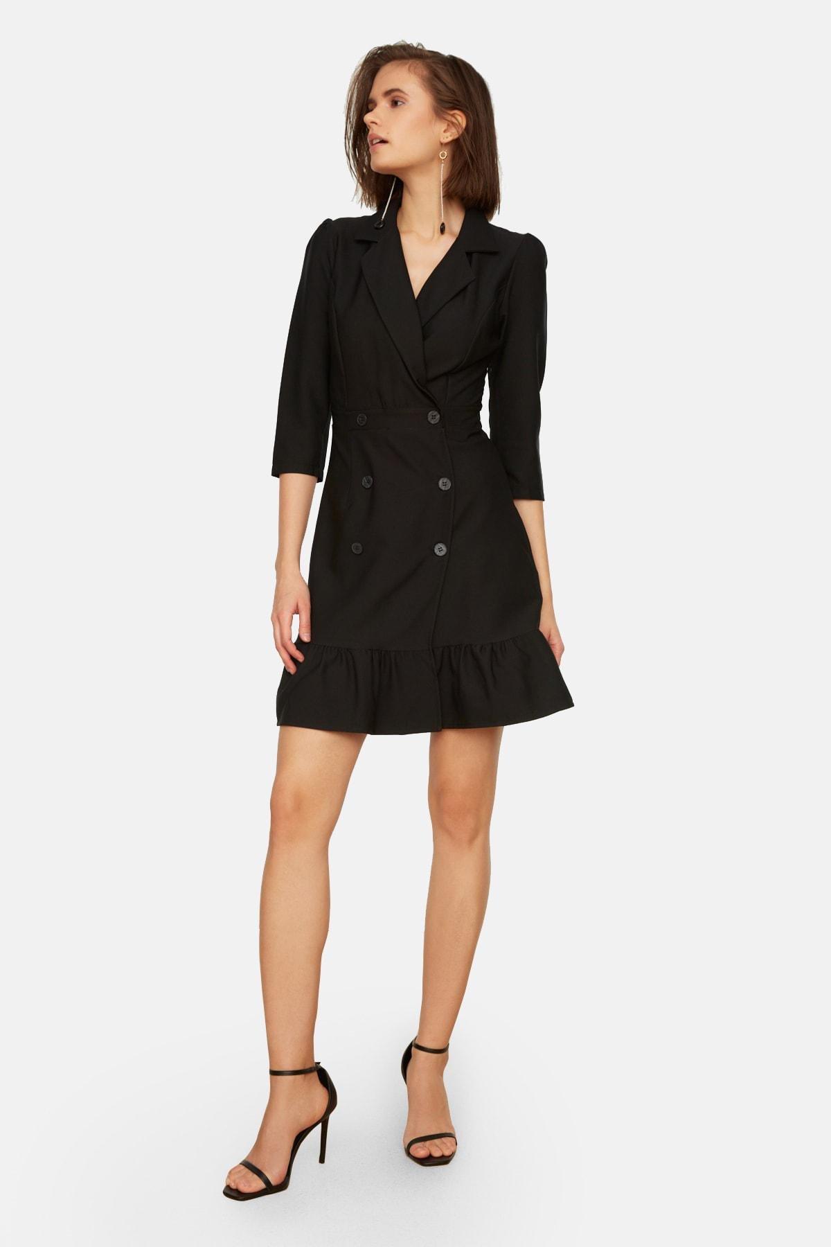 Black Blazer Dress, , large image number 0
