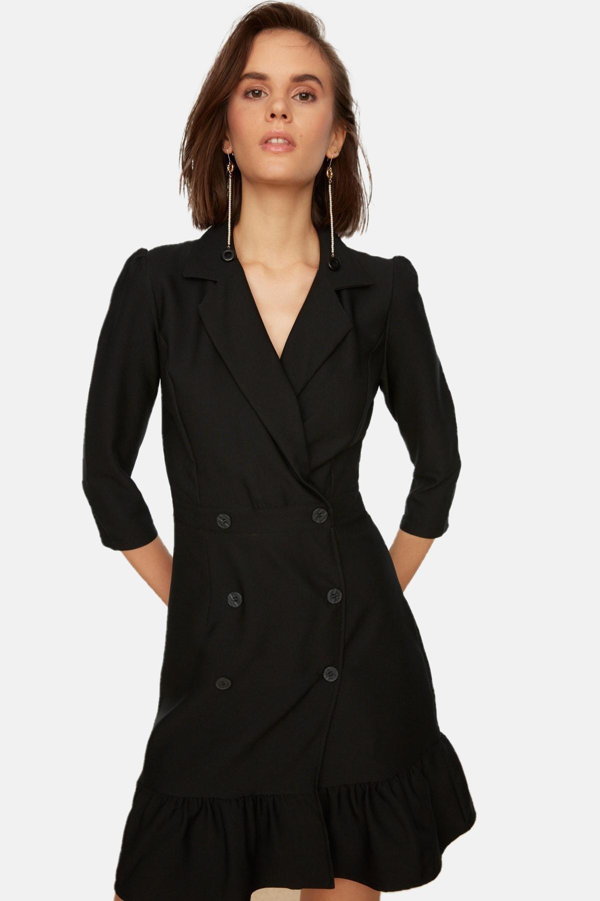 Black Blazer Dress, , large image number 1