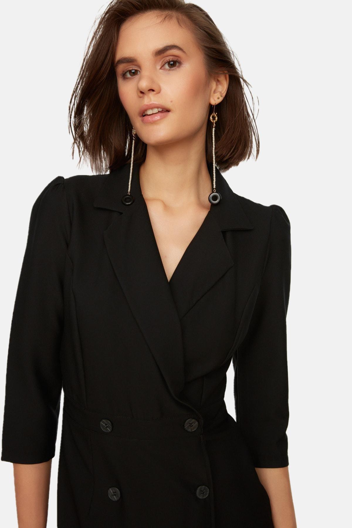Black Blazer Dress, , large image number 2