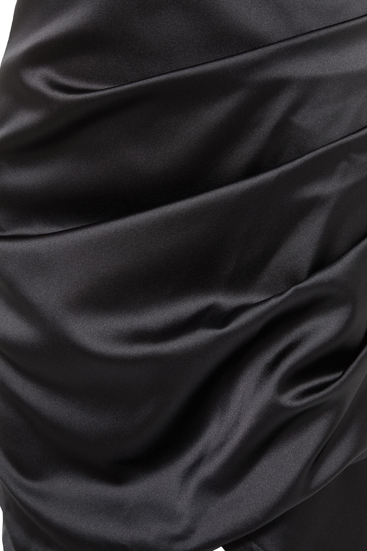 Black Wrap over Dress, , large image number 6