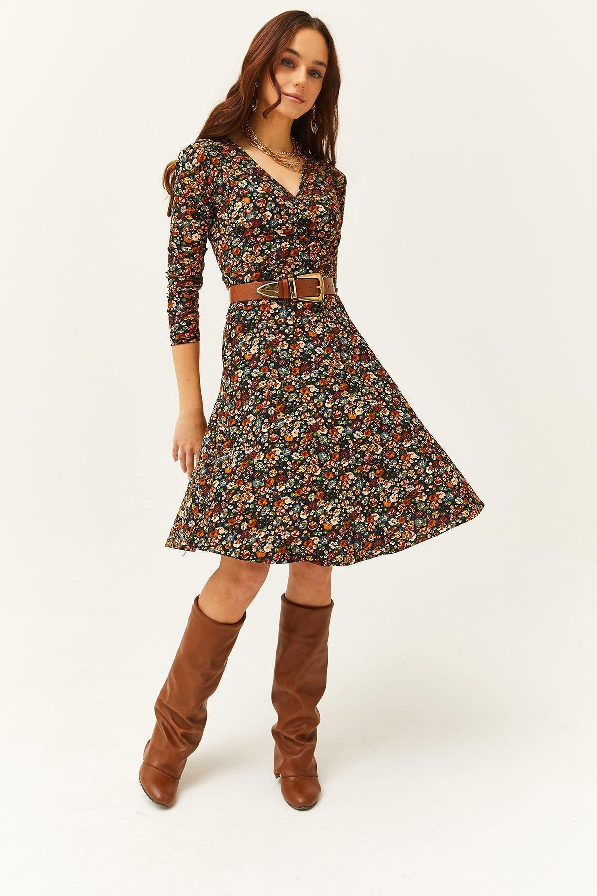 Multicolour A-Line Dress, , large image number 2