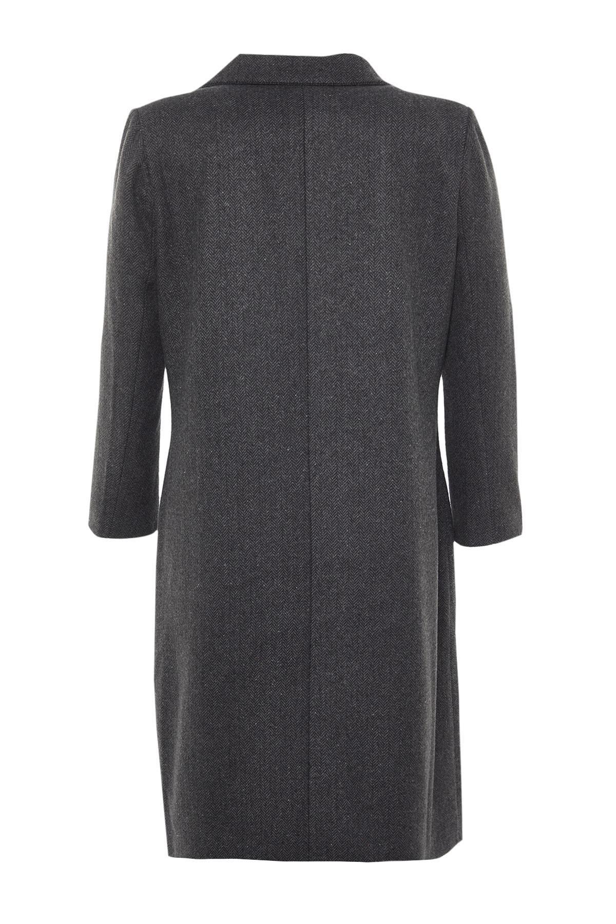 Black Puffer Plus Size Coat, , large image number 6