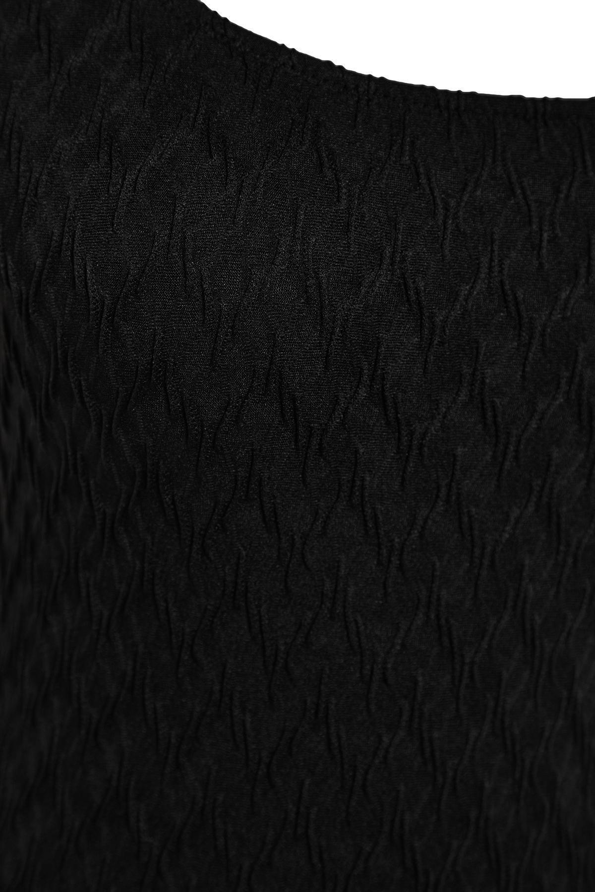 Black Square Neck Swimsuit, , large image number 5