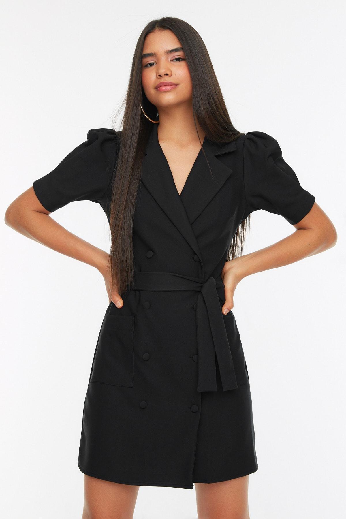Black Blazer Dress, , large image number 2