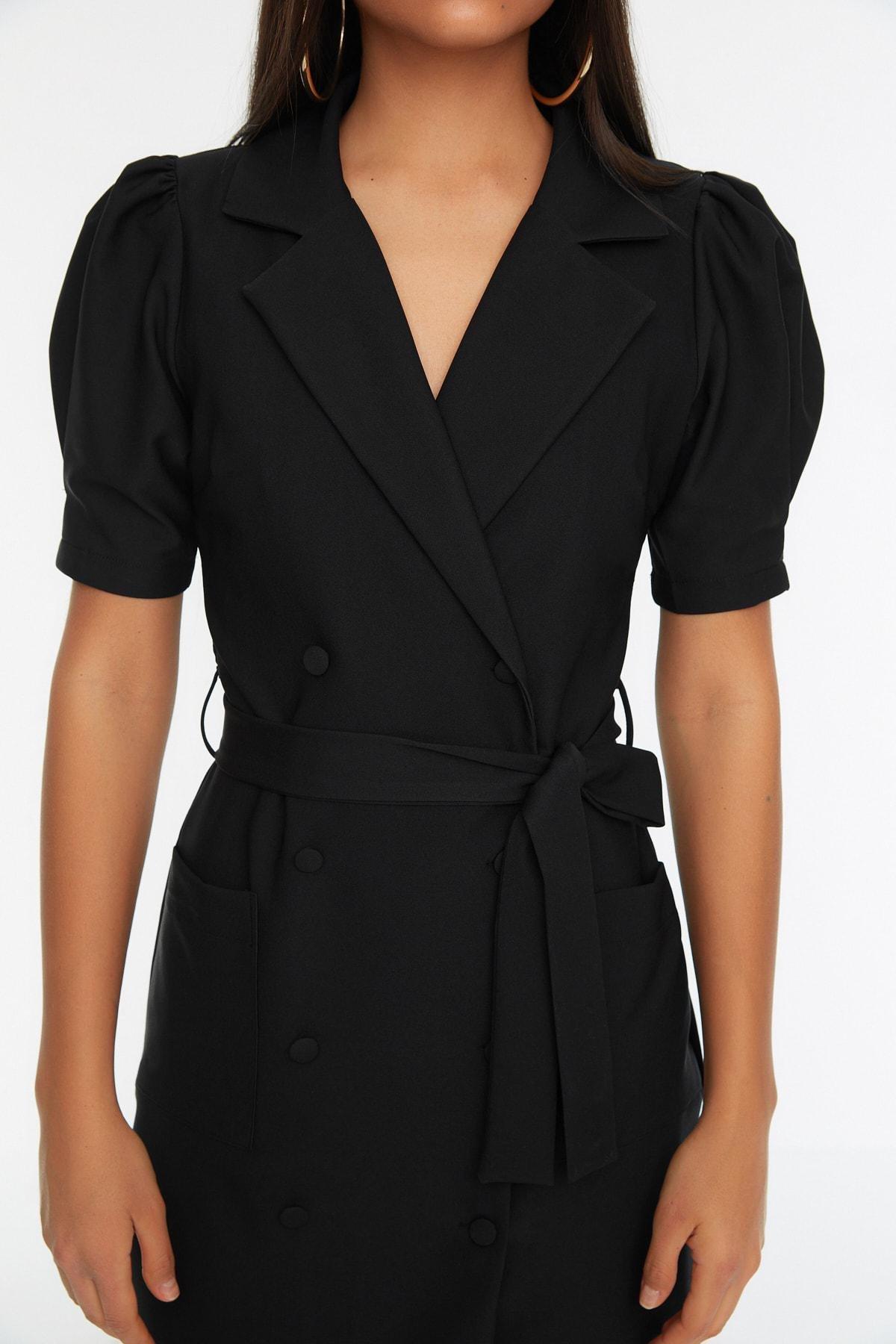 Black Blazer Dress, , large image number 3