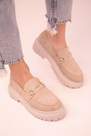 SOHO - Beige Suede Casual Shoes