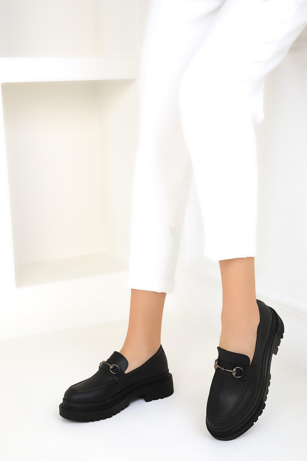 Black Casual Shoes, BLACK, large image number 1