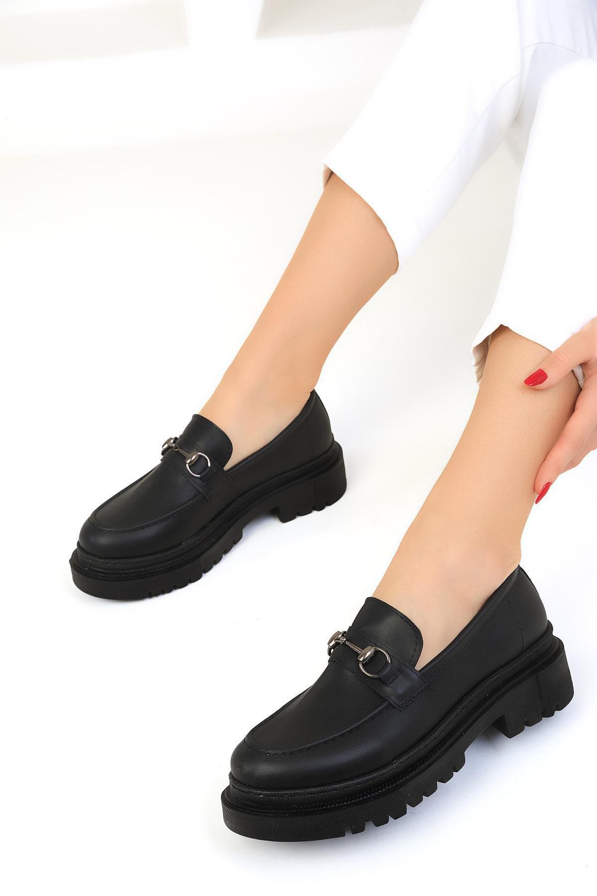 Black Casual Shoes, BLACK, large image number 4