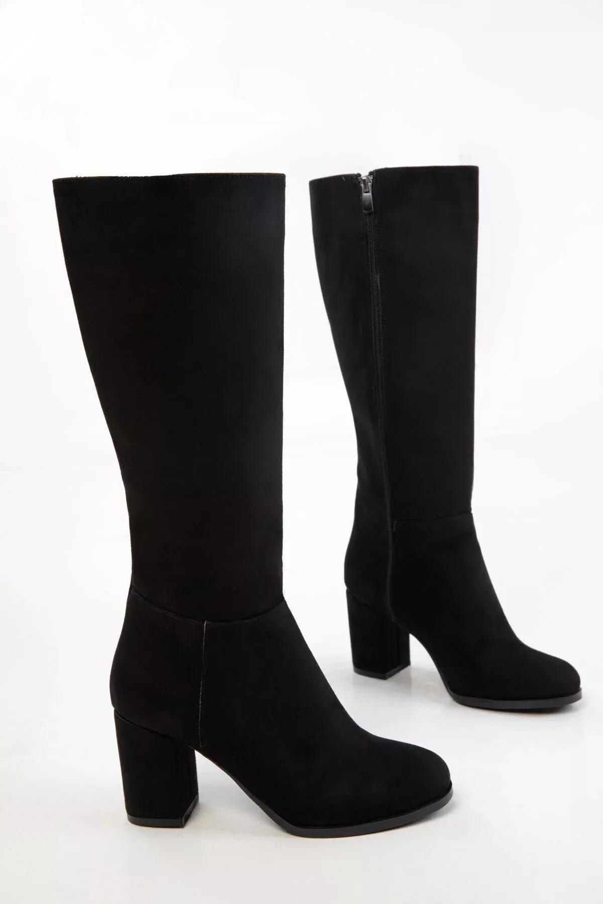 Black Suede Boots, C101_2531, large image number 2