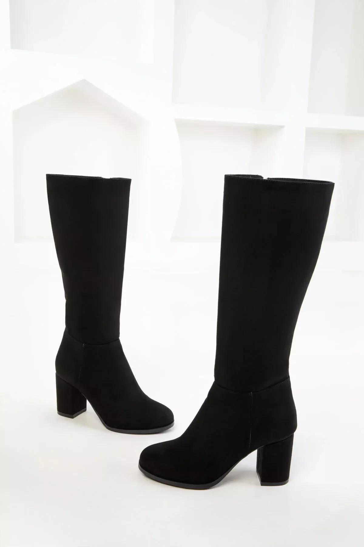 Black Suede Boots, C101_2531, large image number 4