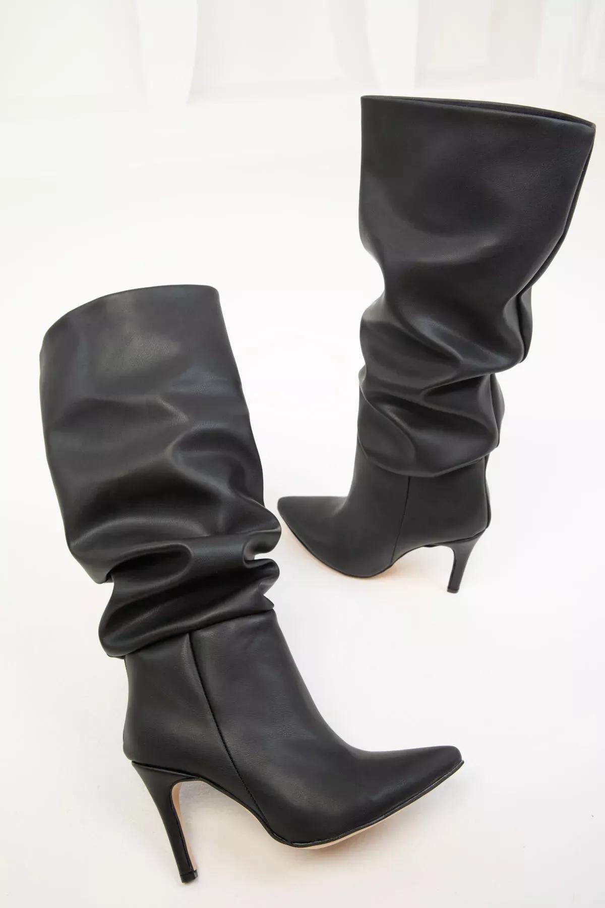 Black Womens Boots 17549, BLACK, large image number 3