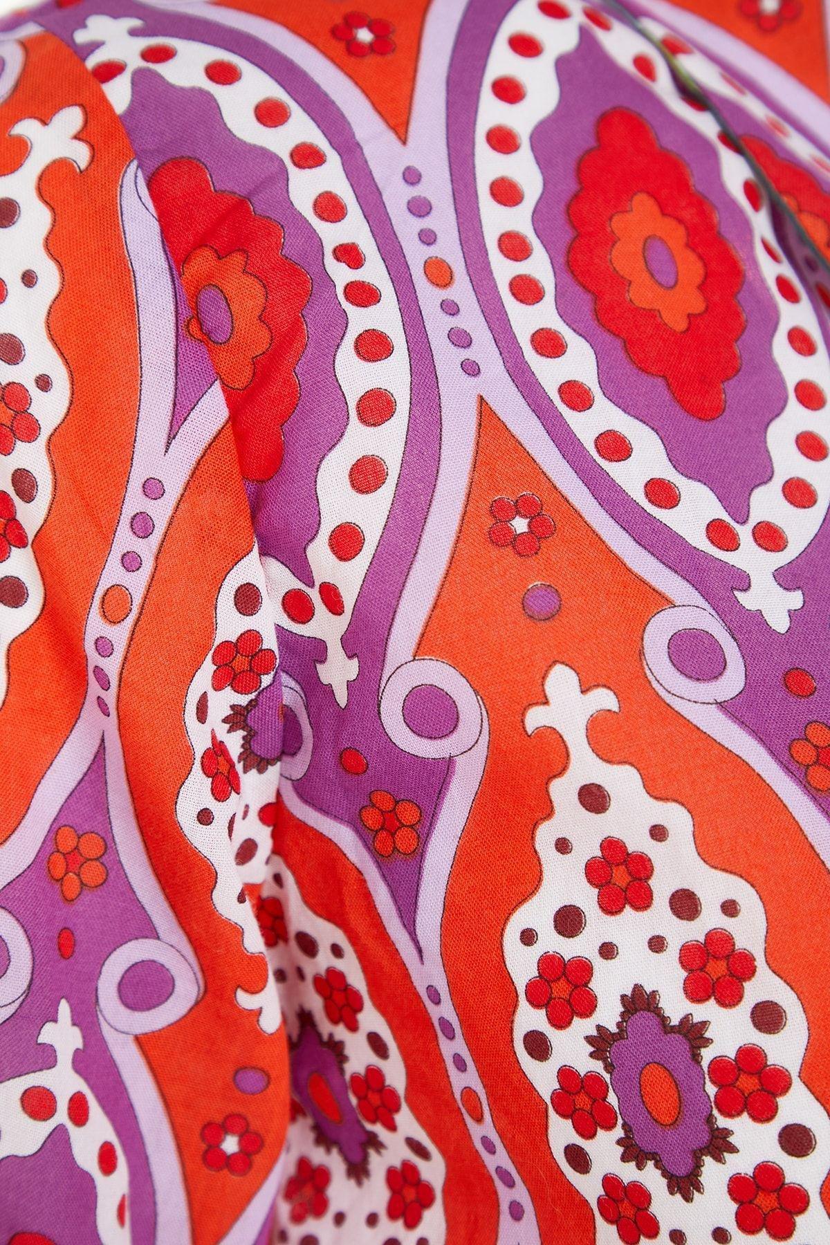 Relaxed Ethnic Pattern Kaftan, , large image number 7