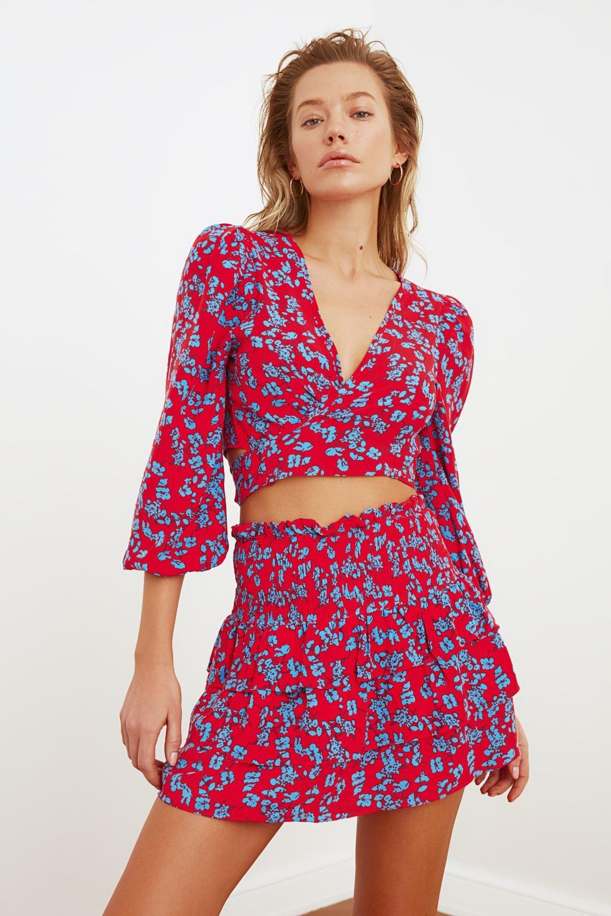 Red Fitted Co-Ord Set, , large image number 6