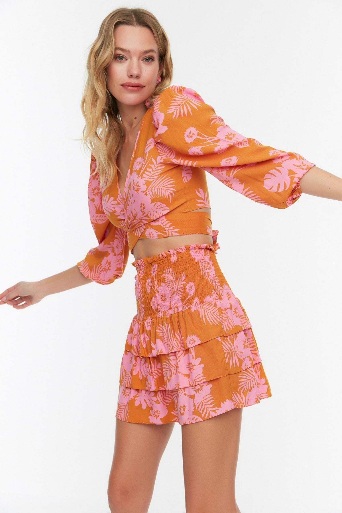 Orange Fitted Co-Ord Set, , large image number 2