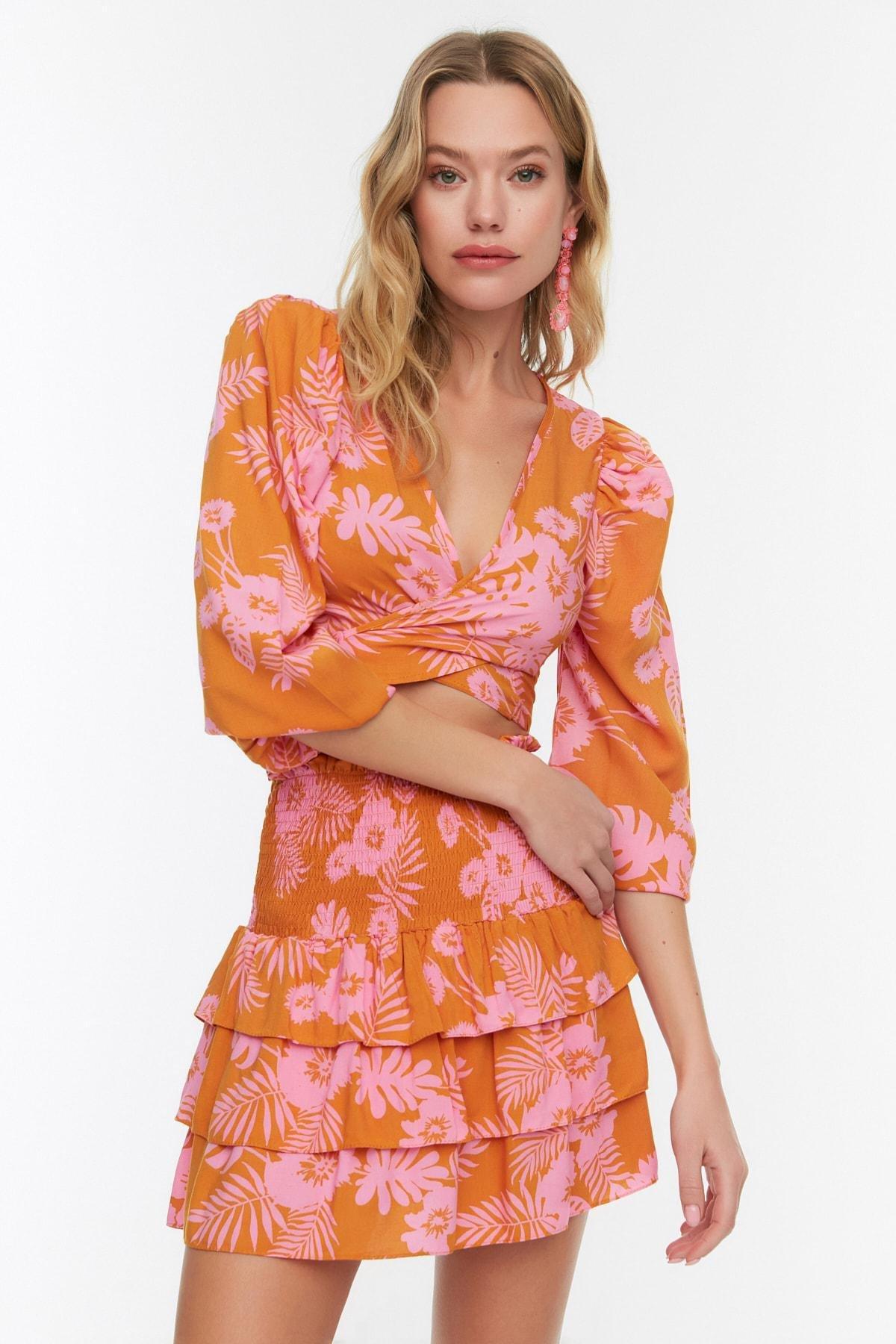 Orange Fitted Co-Ord Set, , large image number 3