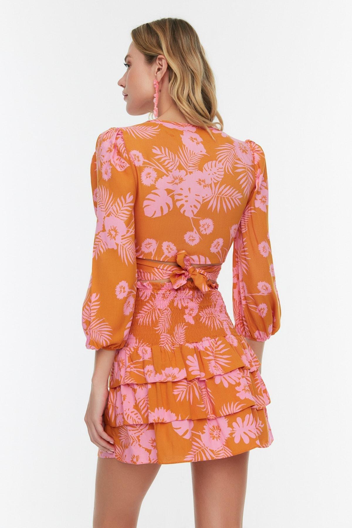 Orange Fitted Co-Ord Set, , large image number 5