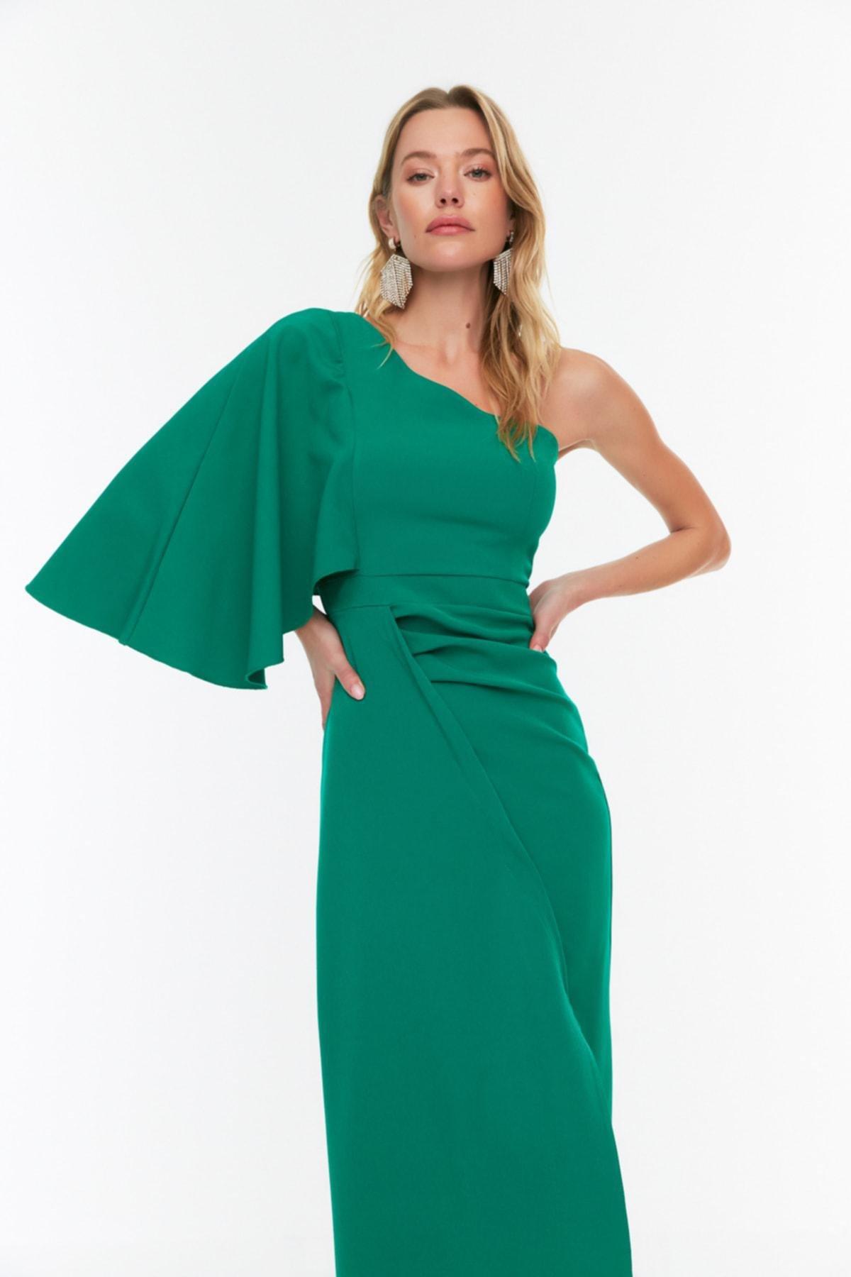 Green Shift Occasionwear Dress, , large image number 2