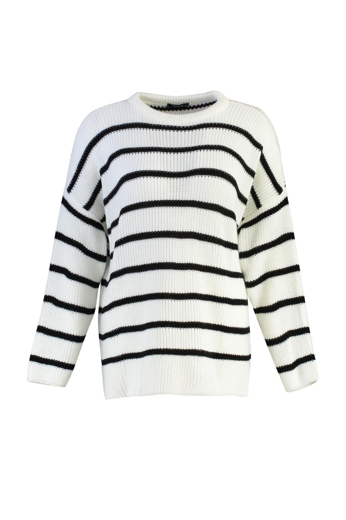 Beige Relaxed Plus Size Sweater, , large image number 5