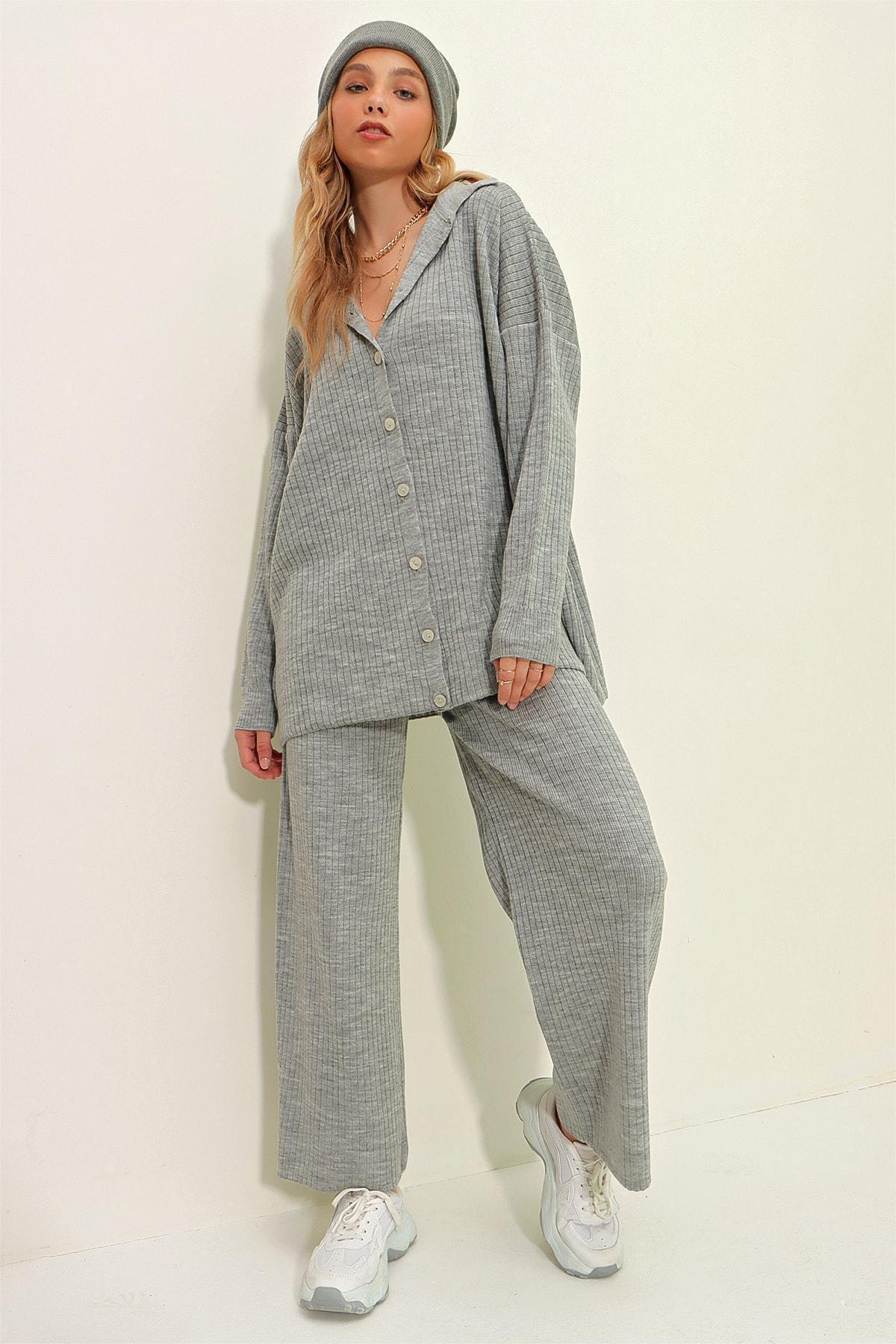 Gray Relaxed Co-Ord Sets, Gray, large image number 1
