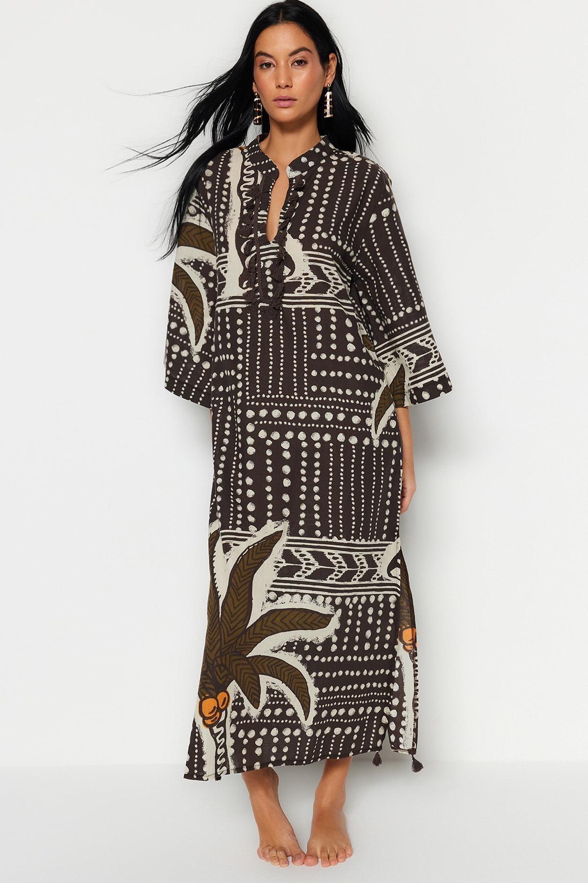 Trendyol - Multicolour Oversize Kaftan