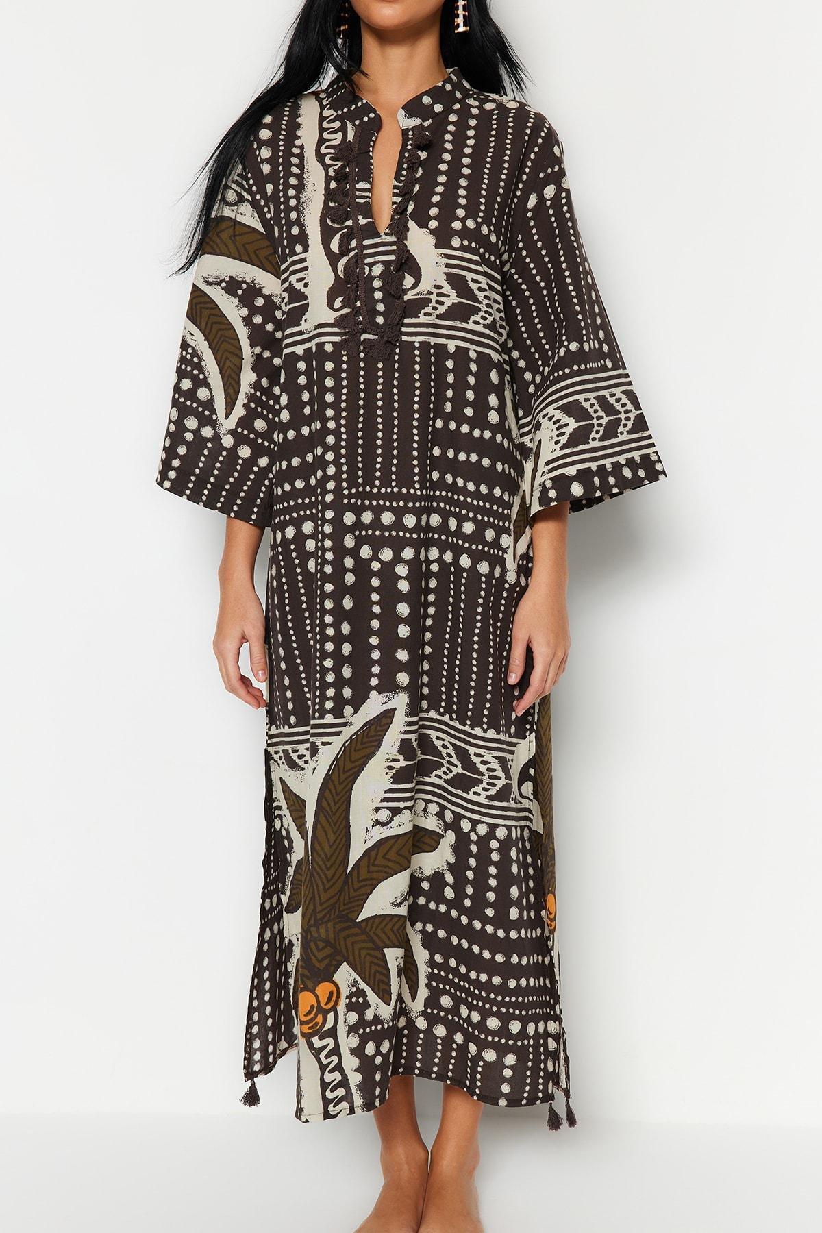 Trendyol - Multicolour Oversize Kaftan