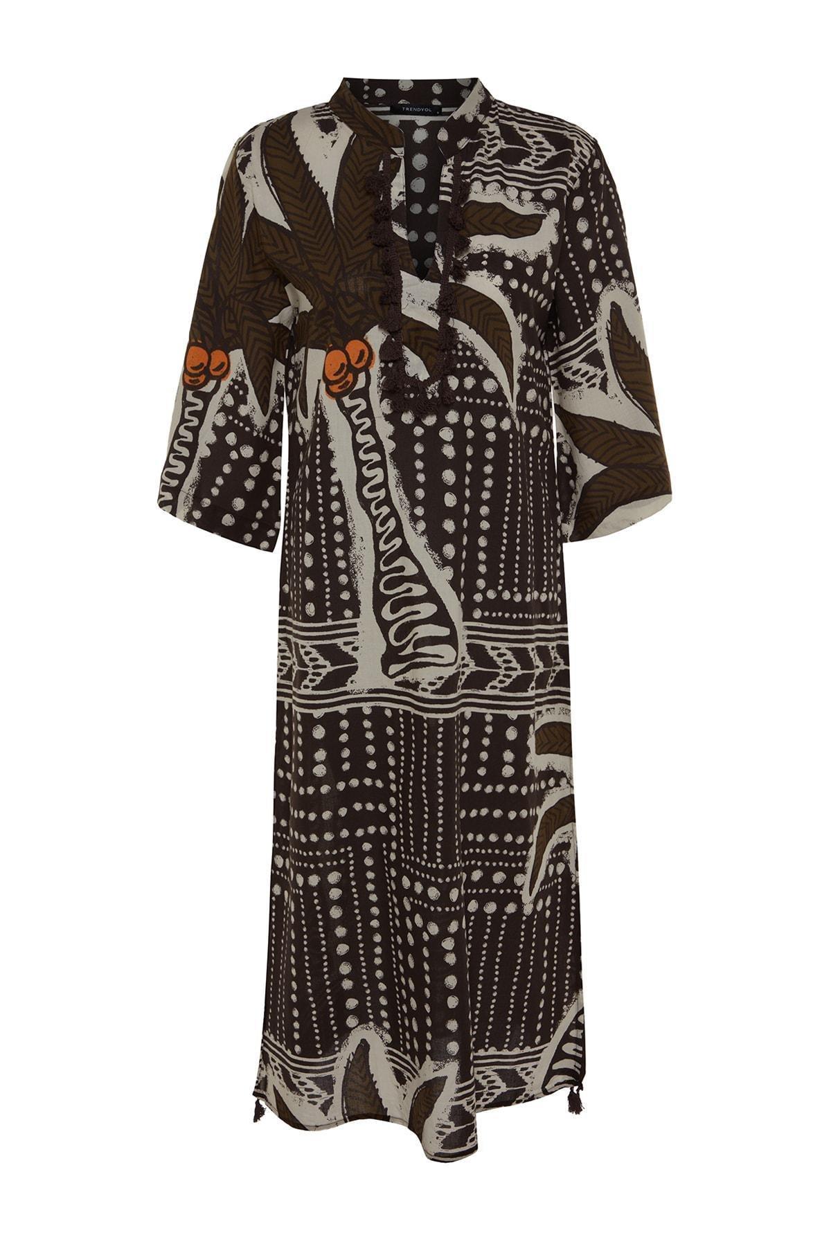 Trendyol - Multicolour Oversize Kaftan