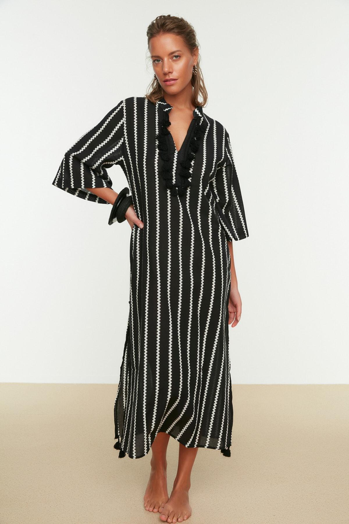 Black Oversize Dress, Black, medium