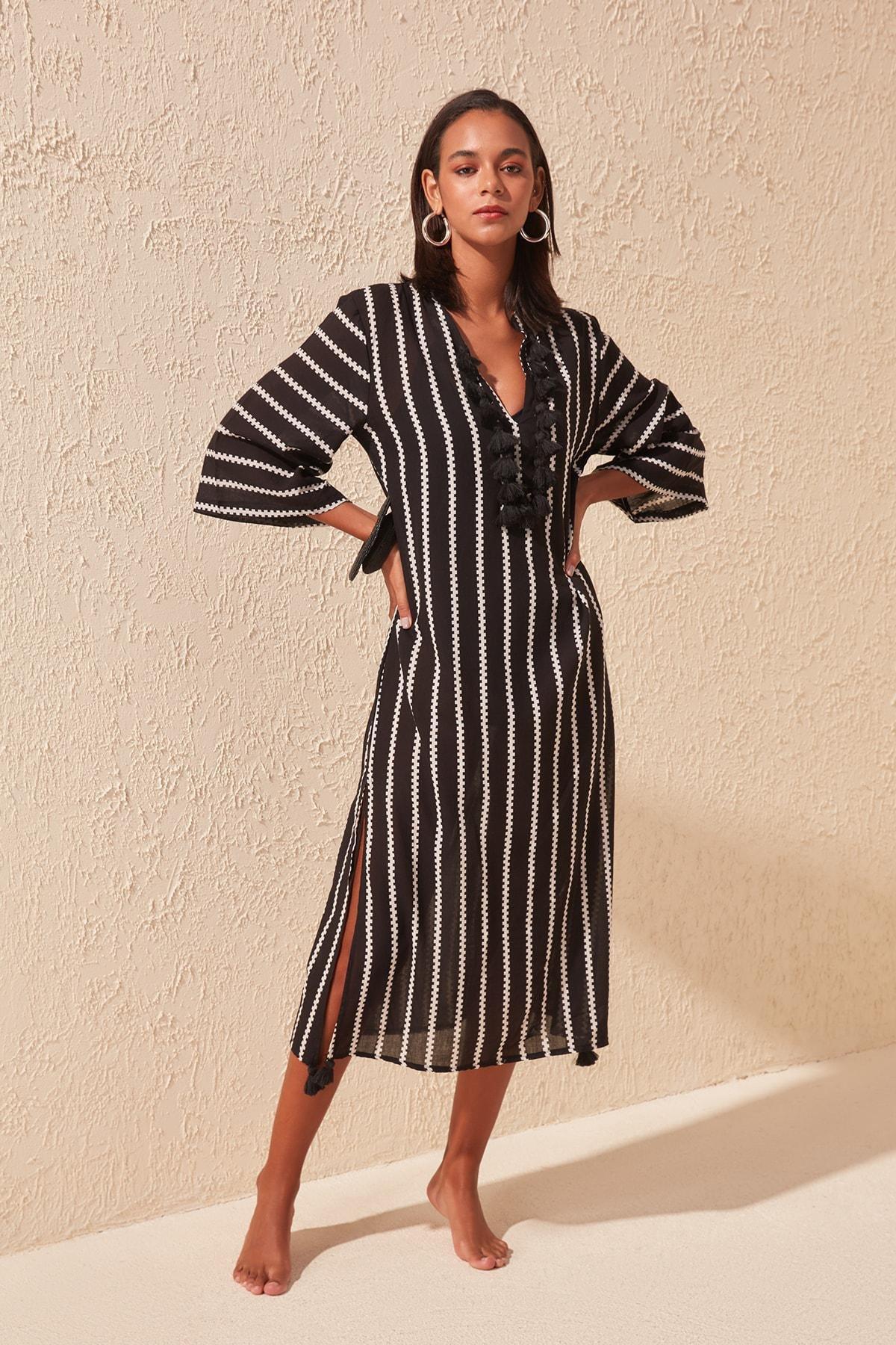 Black Oversize Dress, , large image number 6
