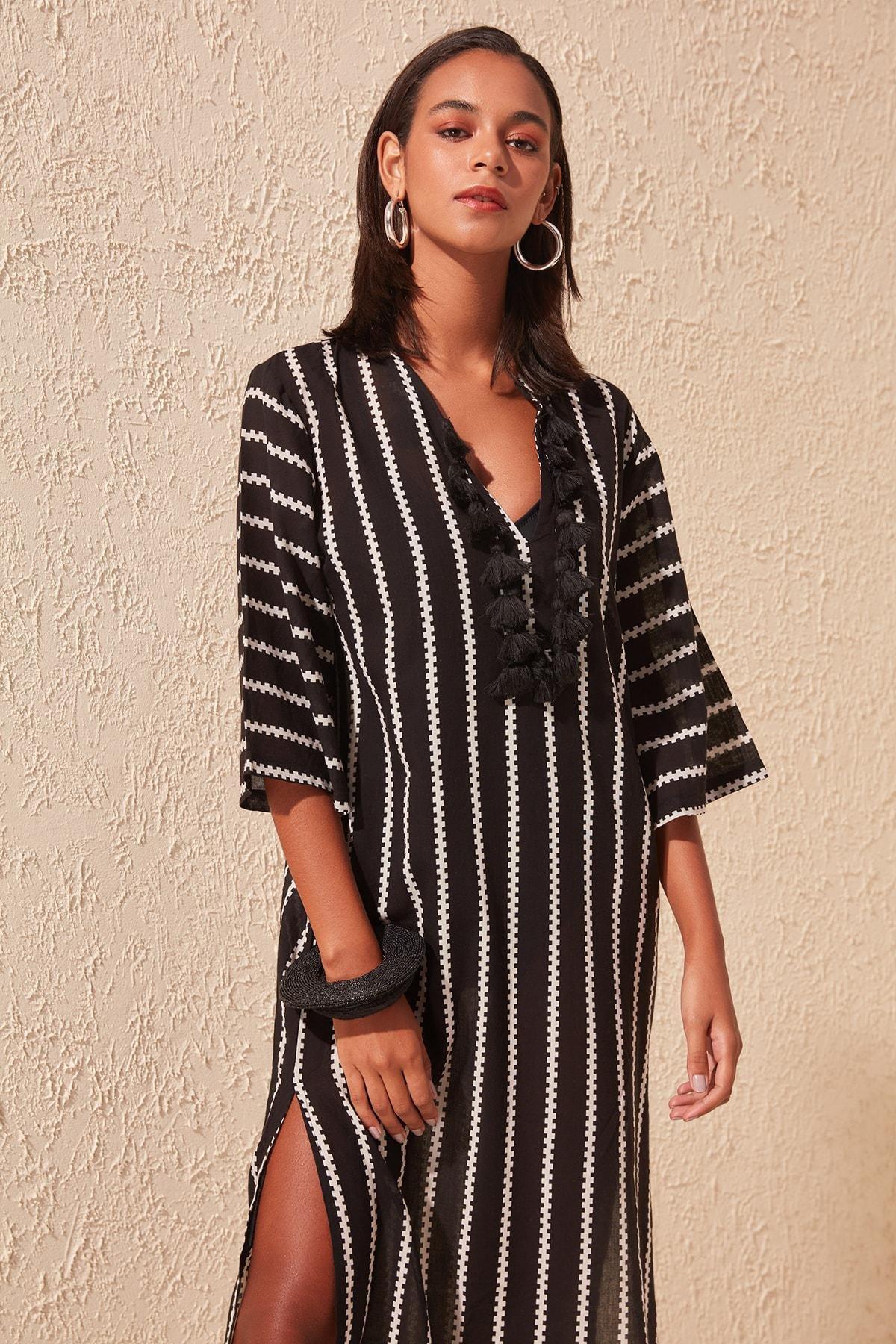 Black Oversize Dress, , large image number 8