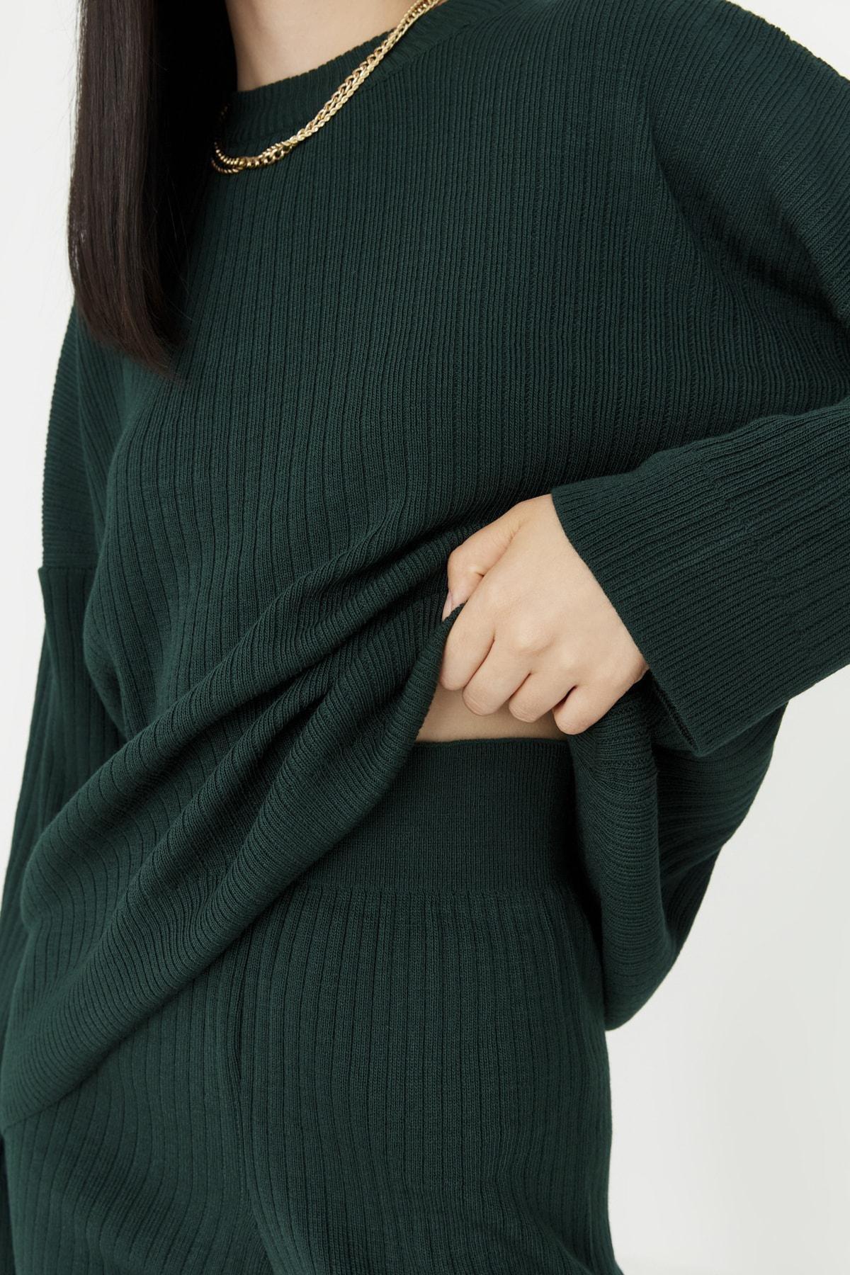Green Crew Neck Co-Ord Set, , large image number 6