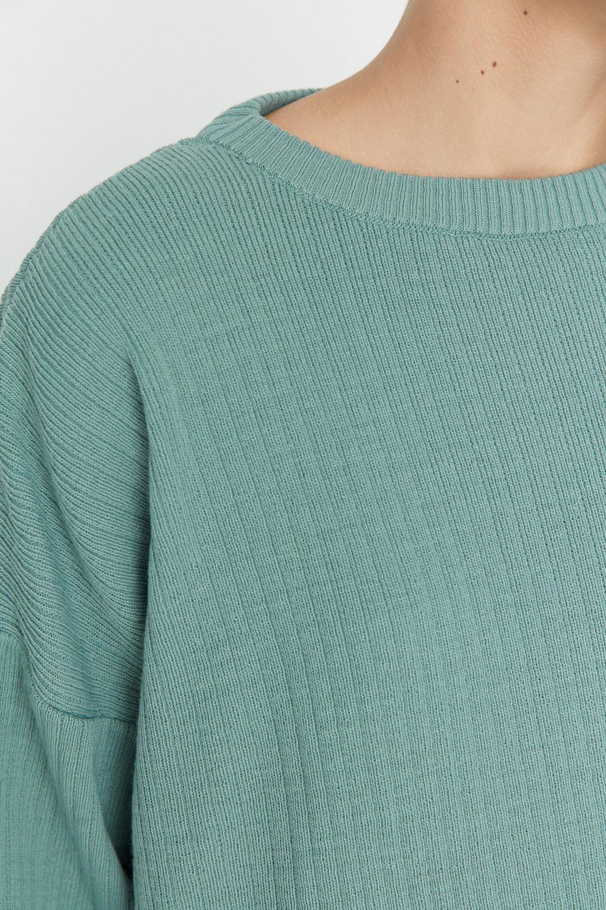 Green Crew Neck Co-Ord Set, , large image number 7