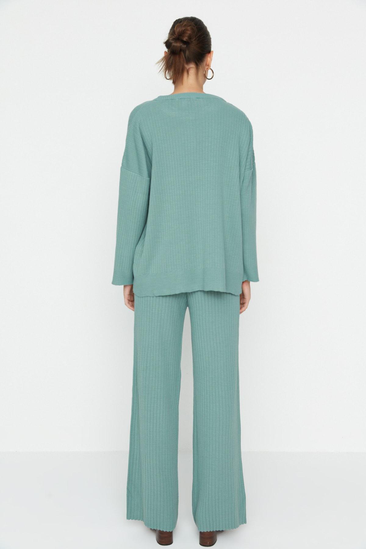 Green Crew Neck Co-Ord Set, , large image number 9