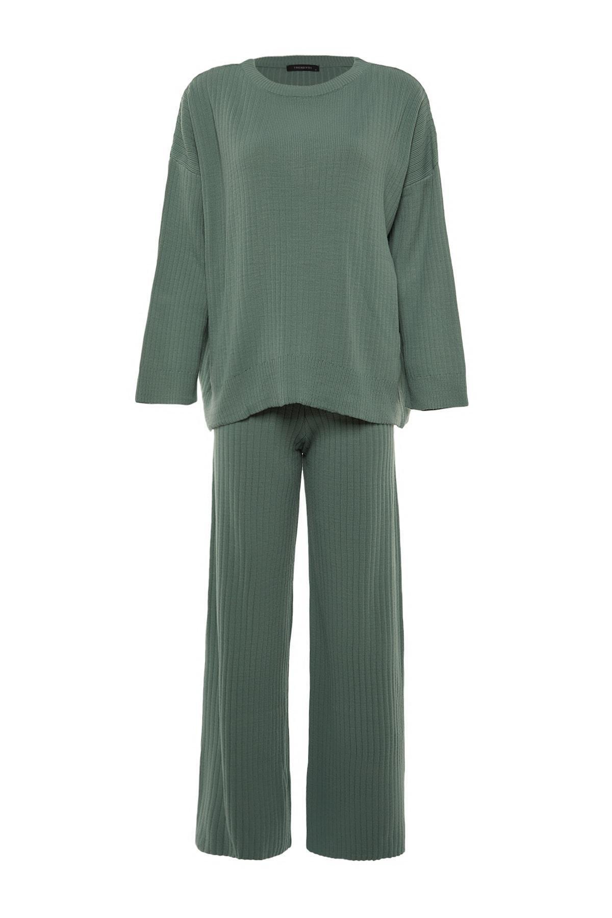 Green Crew Neck Co-Ord Set, , large image number 15