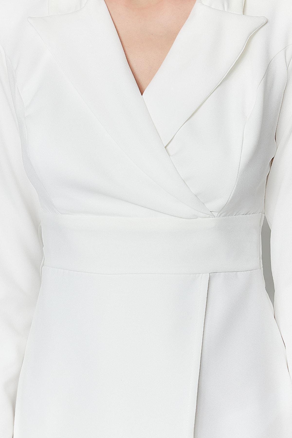 Trendyol - White Blazer Dress