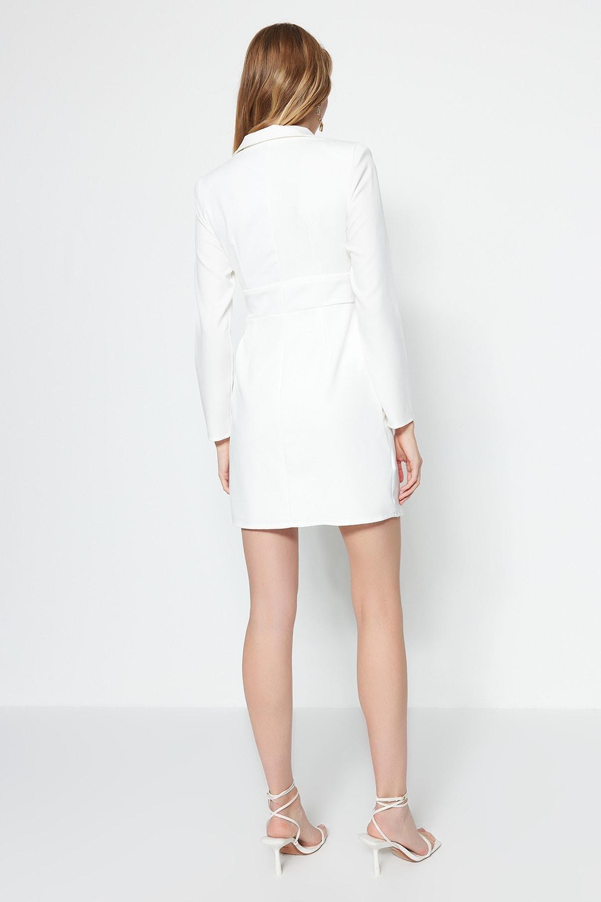 White Blazer Dress, , large image number 5
