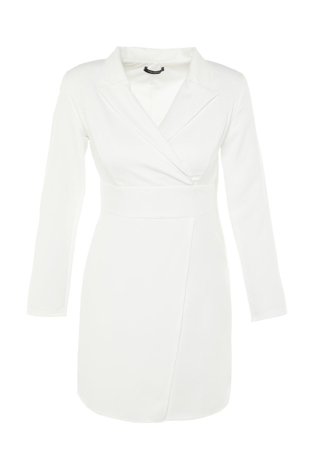 Trendyol - White Blazer Dress